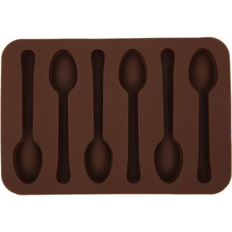 Moule à gâteau - WEI - Silicone antiadhésif - 14 x 10 cm - Résistance aux températures de -40 à 230 °C - Marron (1/4)
