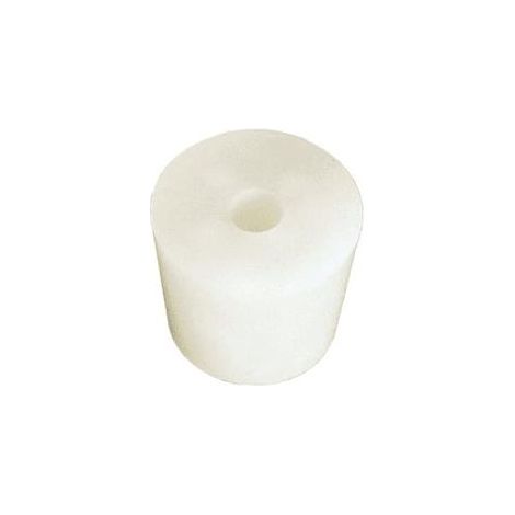 Bouchons en silicone 41/49 mm avec trou de 9 mm - Qualité alimentaire, haute température, neutres en goût et odeur pour vin, alcools, laboratoire, fûts et bouteilles