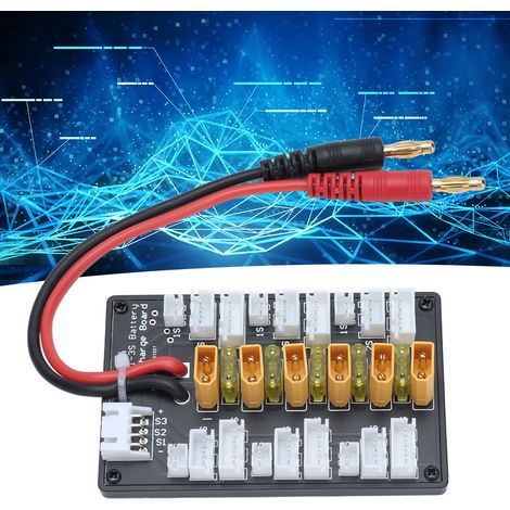 Carte de charge parallèle pour batteries lithium-polymère 1-3S avec connecteur XT30 (1/5)