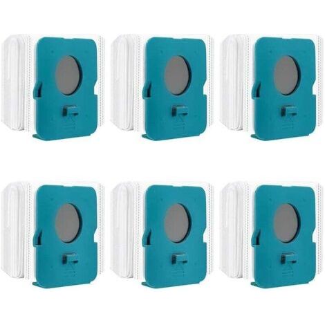 6 Pièces Sac à Poussière Clean Station pour Samsung Bespoke Jet VCA-ADB95, Sacs de Rechange pour Aspirateur, Sacs d'Aspirateur, Accessoires pour Aspirateurs (1/5)