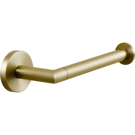 COSMIC Toilet roll holder, Matt gold, Hidden fixings, Start Collection