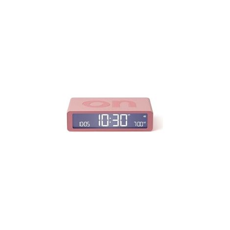 Radio Sveglia Lexon Flip Classic Rosa Design Compatto Moderno (1/4)