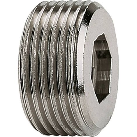 RIDUZIONE PER RUBINETTI ESAGONO INTERNO 1/2M. x 3/4 F.