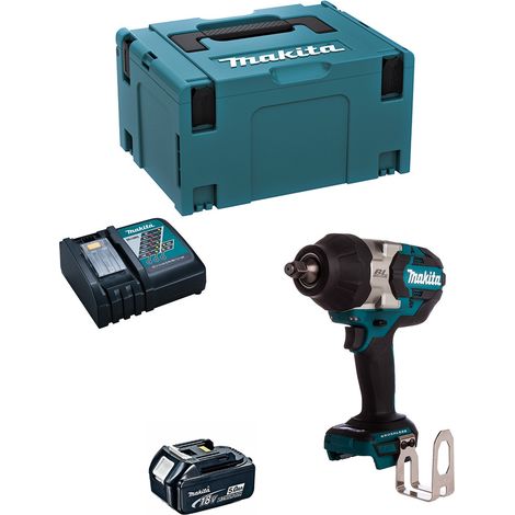 Llave de Impacto MAKITA DTW1002RTJ1 (1 x 5,0 Ah + DC18RC + MAKPAC 3) (1/5)