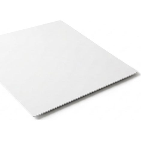 Piano tavolo HPL quadrato 70x70 cm e base di supporto Tiffany - Bianco (1/3)