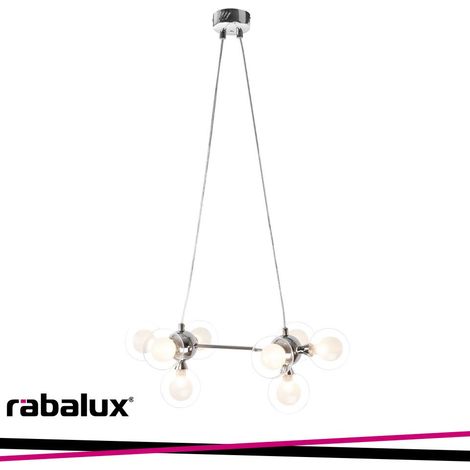 Lampada a sospensione Rabalux Briella cromata 8xG9 (1/3)