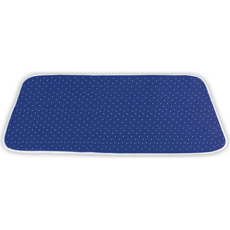 Wenko – Housse universelle en coton pour planche à repasser – Revêtement aluminium pour réduction du temps de repassage – Absorption humidité – 130x65 cm