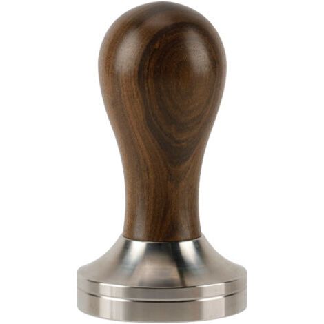 51mm Kaffee Tamper Espresso Presse mit Tampermatte 304 Edelstahl Flachboden Holzgriff für Kaffeesatz Espressomaschinen Zubehör (1/5)