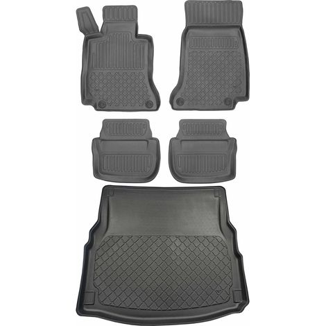 Juego de alfombrillas para coche y maletero para Mercedes Clase E W213 Coupé desde abril de 2017.