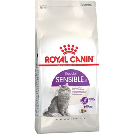 Royal Canin Cat Regular Sensible 33  - Royal Canin Cat Regular Sensible 33 - Sacco Da 400 Gr (1/4)