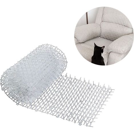 Tapis Anti-Chat d'Epine Grille de Jardin Anti Chiens, Chats Animaux de Compagnie 200 x 12 cm (1/5)