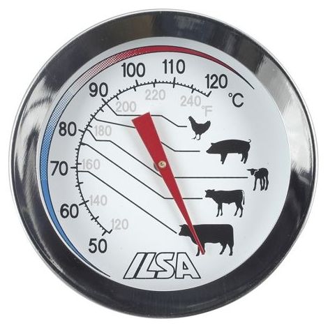 TERMOMETRO PER CARNE TEMPERATURA ALIMENTI IN ACCIAIO INOX ILSA 1310 (1/2)