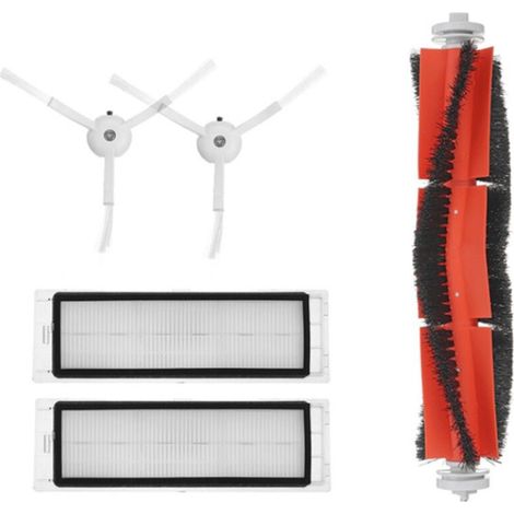 Aspirateur robot : brosse principale, filtres, brosses latérales, accessoires de nettoyage, pièces détachées pour la maison (1/5)
