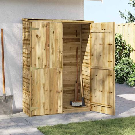 Garten-Geräteschuppen 123x50x171 cm Kiefernholz Imprägniert