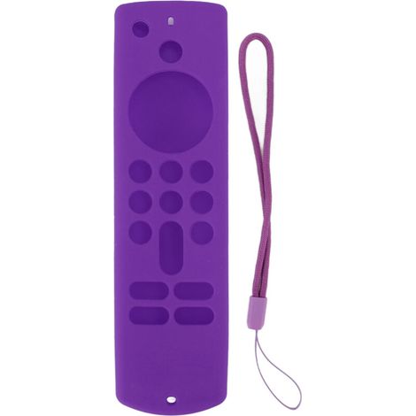 Rutschfeste Silikon-Schutzhülle für Fire TV Stick der 3. Generation, mit Handschlaufe, lila (1/5)