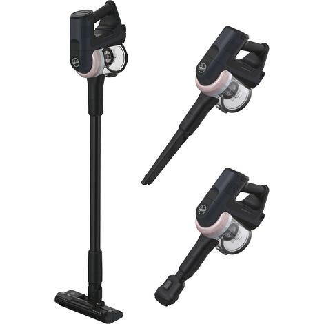 Hoover HF401H 011 Aspirapolvere a bastone 2 in 1 senza sacchetto nero argento (1/4)