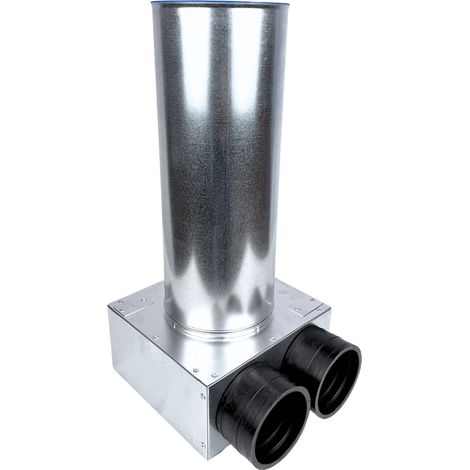 Boîte de distribution de ventilation FI 125 POUR 2 TUYAUX FI 75 (1/5)