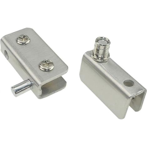 2 charnières en acier pour porte de cave à vin, robustes et sans défaut. (1/5)