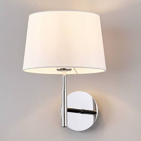 [GEBRAUCHT] B-Ware Lucande Wandleuchte Lampe Leuchte Wandleuchte Ip20 Dorothea Mit Weißem Stoffschi