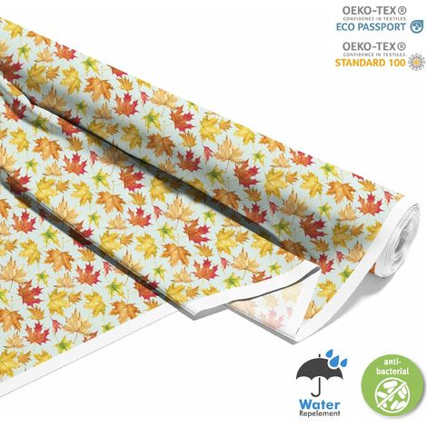 OUTDOOR DEKOSTOFFE OXFORD - Motiv Ahornblätter I DX667