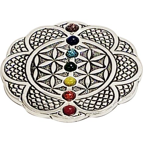 Bruciatore di incenso a 7 chakra - Bilancia le tue energie con questo bruciatore di incenso per la meditazione e il rilassamento spirituale