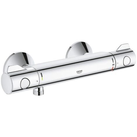 Mitigeur thermostatique de douche G1/2 in – Métal haute qualité – Poignée ergonomique – Économie d'eau et d'électricité