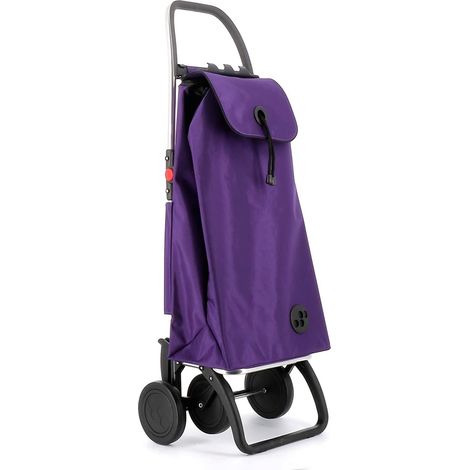 Carro compra plegable "Imax Logic 2+2" de 4 ruedas mf color morado imx305 rolser (1/5)