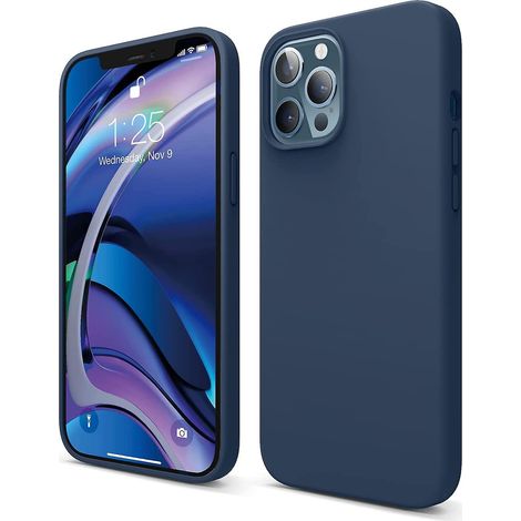 coque Silicone Liquide Compatible Avec Iphone 12 Pro Max (6,9) Case En Silicone Premium, Tui Protection Complte (1/5)