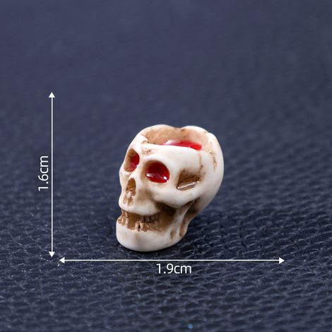 Halloween-Totenkopf-Pärchenfiguren, niedliche DIY-Dekorationen und Accessoires, Miniatur-Tischdekorationen mit Landschaftsmotiven