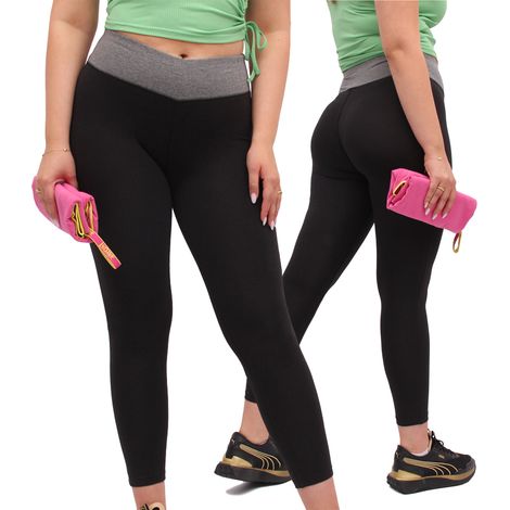 Leggings deportivos para mujer, negros, elásticos, Firi Leggings, leggings deportivos para mujer, negros, elásticos, Firi Leggings XXL 44