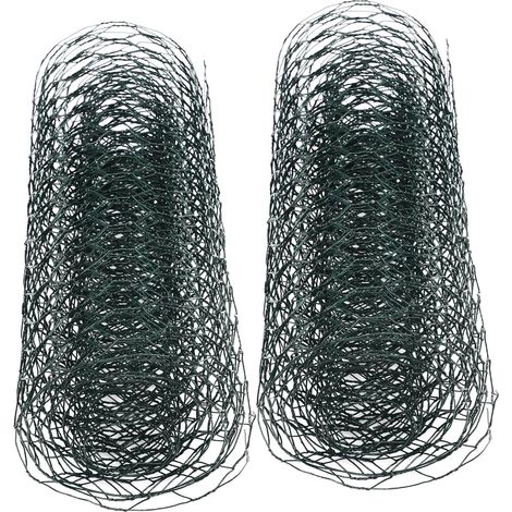 Filet de Jardin Grillage à Poules Floral Vert 0,6 Mm Maille 19 Mm 0,3 X 1,2 M 2 Rouleaux pour Compositions et Support Plantes Résistants Polyvalents (1/5)