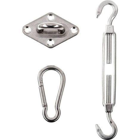 Kit de Fixation Mural pour Voile d'Ombrage (1/3)