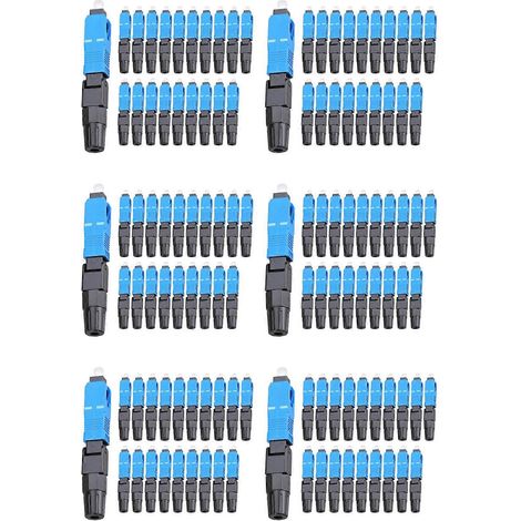 120 connecteurs rapides fibre optique SC/UPC pré-enfouis, adaptateur fibre pour installation sur site (1/5)