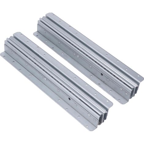 Glissière de tiroir 24 pouces 600-1100mm 3 sections, extension complète, charge lourde, rail robuste pour meuble de cuisine (1/5)
