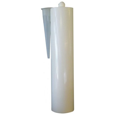 Soudal – Lot de 10 cartouches vides 310ml – Plastique blanc – Pour applications en silicone – Accessoires inclus