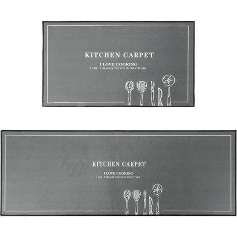 Kitchen Mat - Stain-resistant, non-slip, thick, and grease-absorbing rectangle.