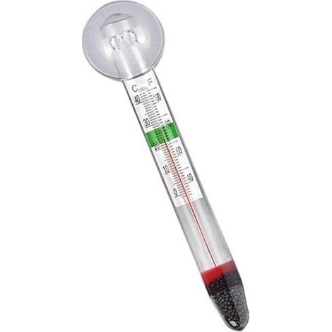 Thermometre Aquarium - Digital Sans Fil - Pour Eau Douce Et Eau De Mer - Précision ±0,5 °C - Affichage LCD Clair - Adhésif Inclus - 1 Pièce (1/5)