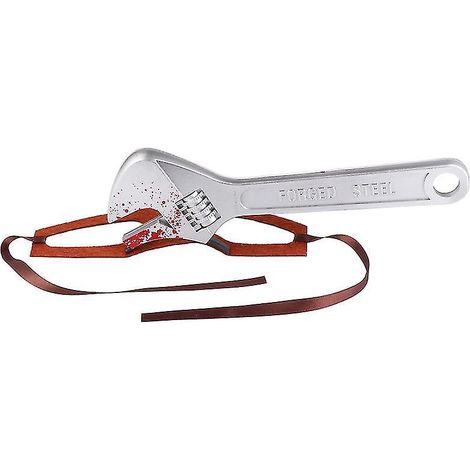 1 Stück blutiger Schraubenschlüssel-Kopfschmuck für Halloween-Dekorationen (1/3)