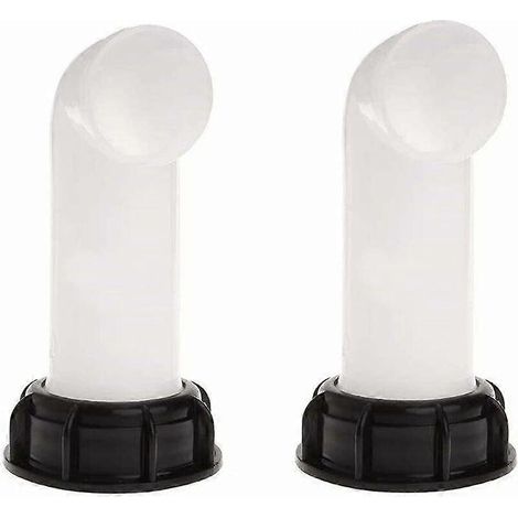 Adaptateur de vidange pour réservoir d'eau en 2 parties, compatible avec les cuves IBC, en plastique, pour l'irrigation agricole, 60 mm (1/4)