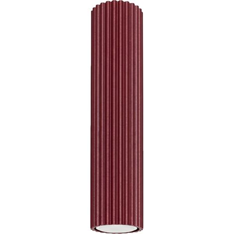 Plafonniers Karbon aluminium bourgogne 1xGU10 6.5cm Sollux (1/5)