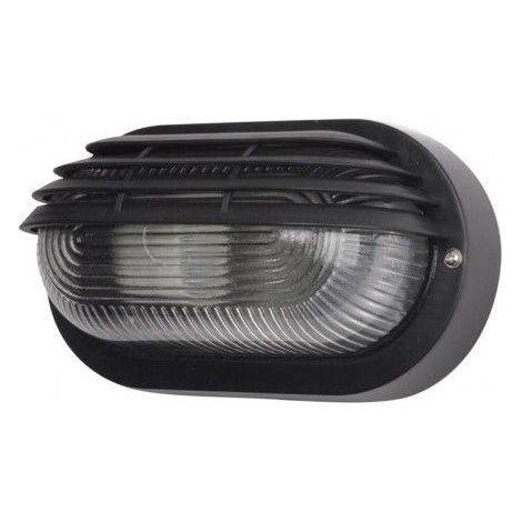 FAB 148262009  Applicare Ext.ovale Canopus Peq.1xe27 Policarbonato Nero 10x20,5x11,5 Cm Ip44