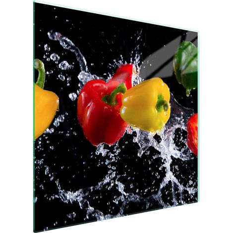 Protezione in vetro per piano cottura 50x52 Paprika (1/5)