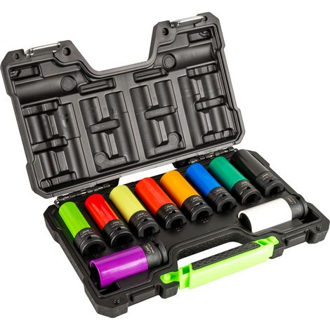 Kit avec clés à chocs 10 1/2" spécialement pour le démontage des roues JBM53988 (1/4)