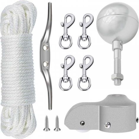 Kit de pièces de réparation pour mât de drapeau (1/5)