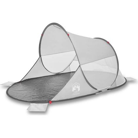 vidaXL Beach Tent Grey Pop-up Waterproof (1/5)