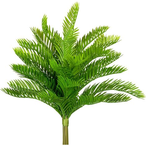 Bouquet feuilles de palmier Cycas Factice PE Ext. H43cm D40cm dense (1/3)