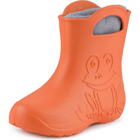 Ladeheid Bottes de Pluie en EVA Unisexe Enfant Fille Garçon LA-CA-03 (Orange (151c), 22/23 EU)