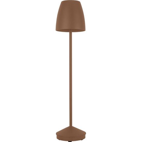 Eclipta II baliza exterior en marrón con luz led blanco cálido 3000K (1/3)