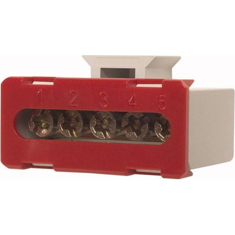CAPOT ROUGE pour BORNIER PH/N EATON BCZ-CS-BO-KL4-R