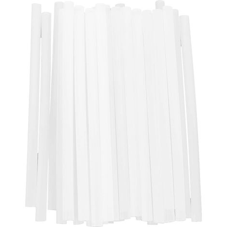 Bâtonnets de colle thermofusible transparents, compatibles avec les réparations et les loisirs créatifs (30 pièces) (1/5)